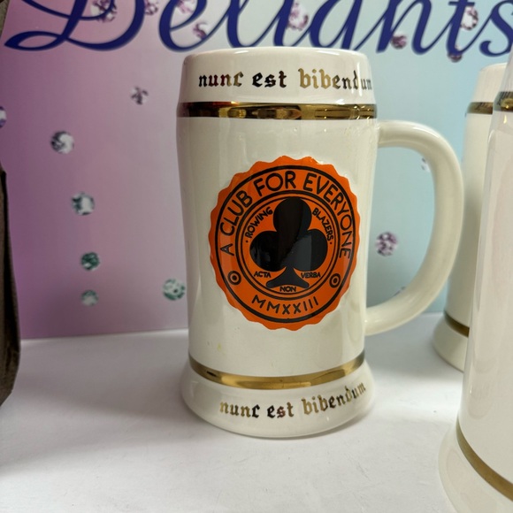 🍻SALE 4pc LIM ED ROWING BLAZERS BEER STEINS - Picture 5 of 10